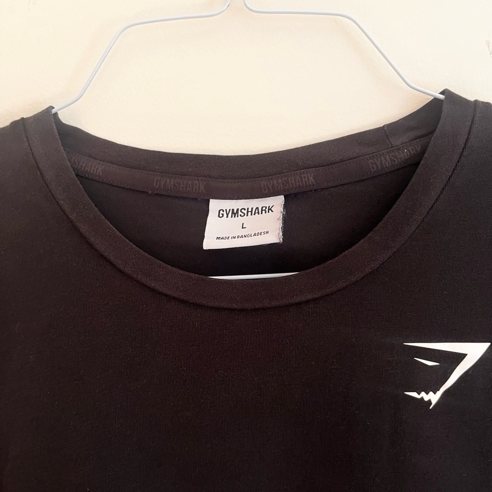 Gymshark black tee size large